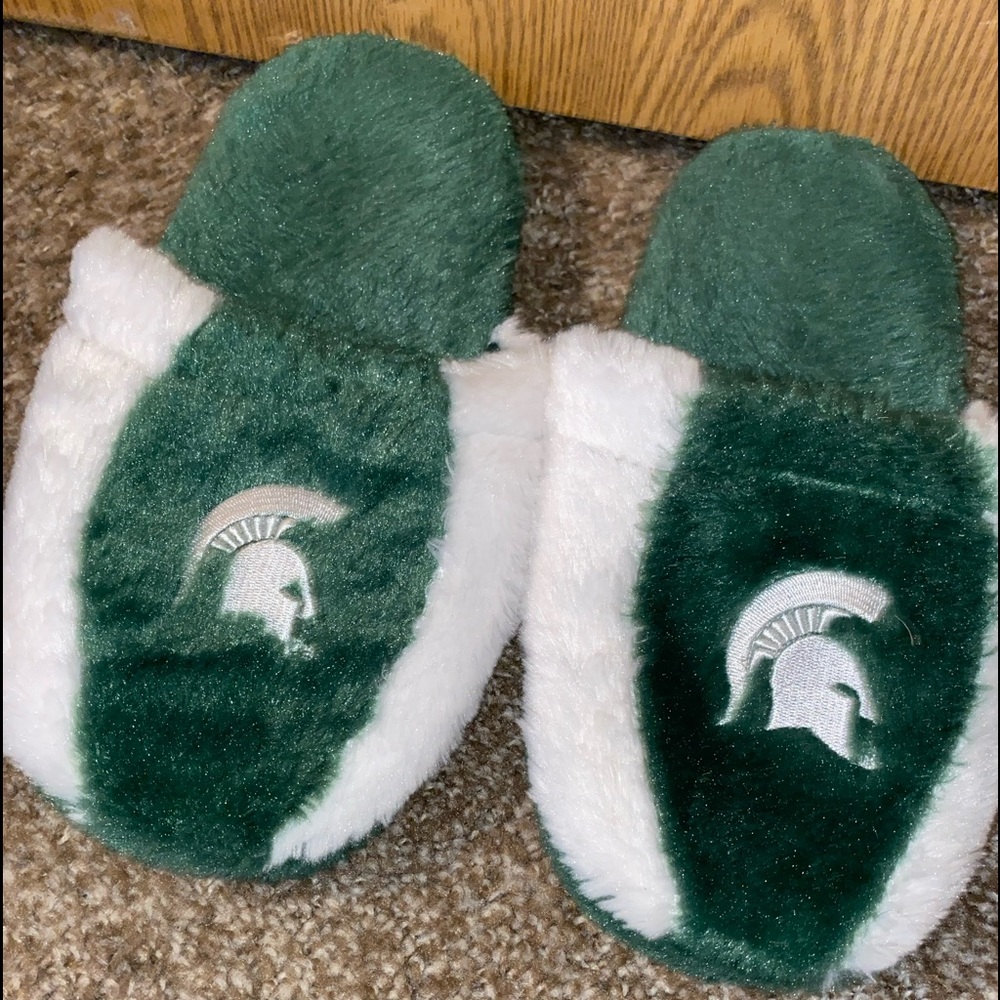 Michigan State men Spartans Slippers slide on
